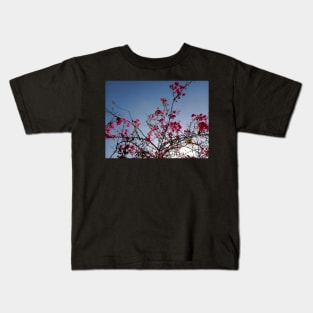 Beautiful summer pink flowers Kids T-Shirt